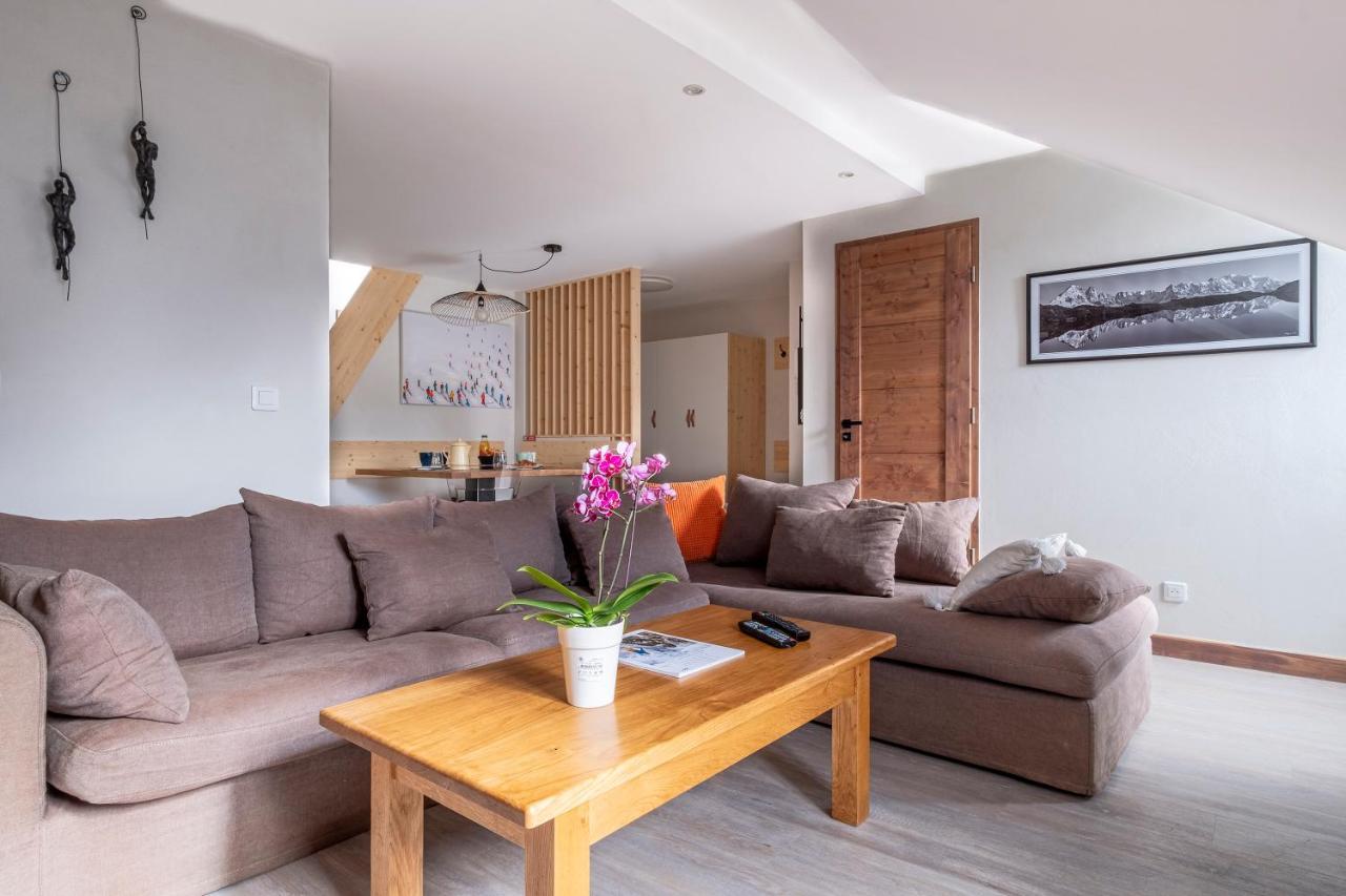 L'Appart 52, Magnifique Duplex En Plein Coeur De Chamonix-Mont-Blanc エクステリア 写真